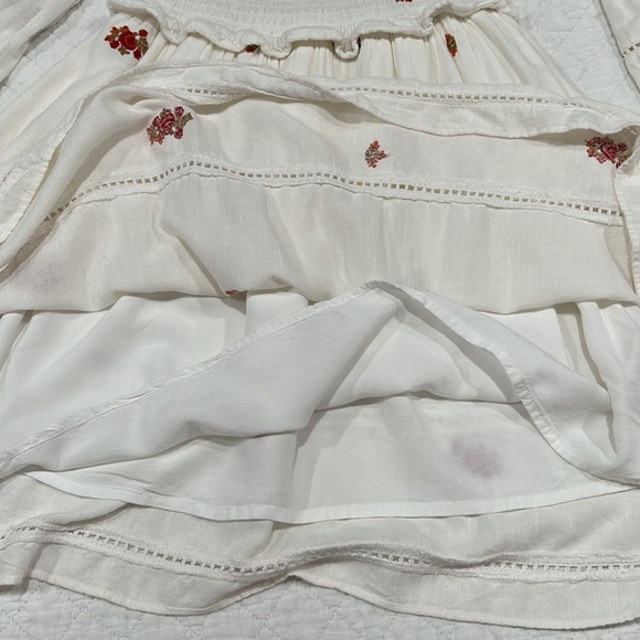 Free People Counting Daisies Embroidered Off-The -Shoulder mini dress - Picture 8 of 11